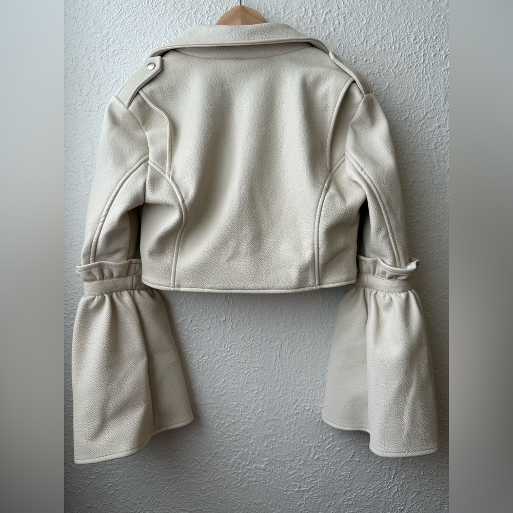 Azalea Wang Bell Sleeve Everyday Moto Jacket - Picture 6 of 11